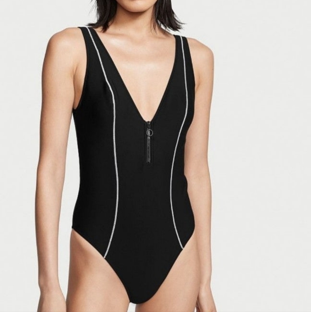 Victorias Secret sexy sport swimsuit black one piece